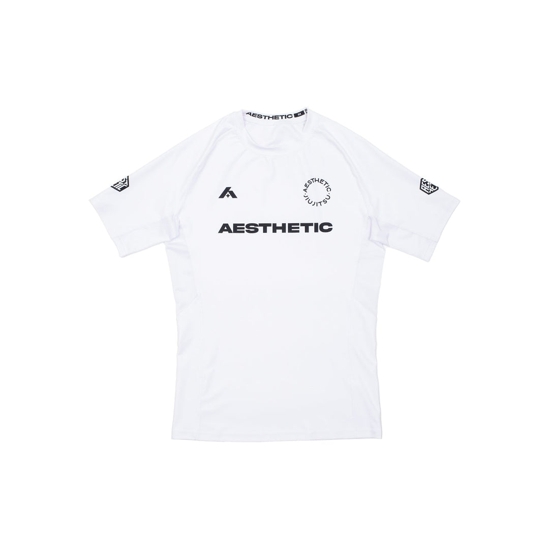 Uniform Short Sleeve Rashguard (White)