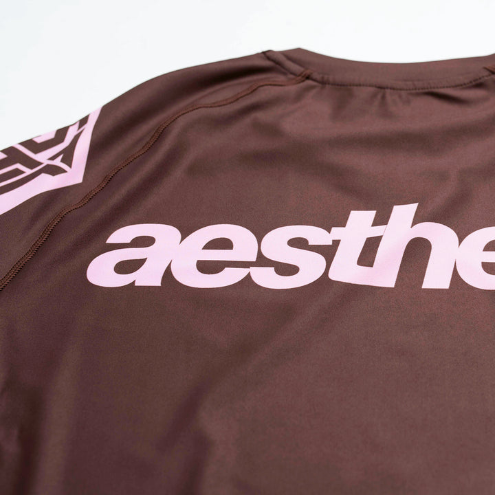 Axis Short Sleeve Rashguard (Chestnut Brown)
