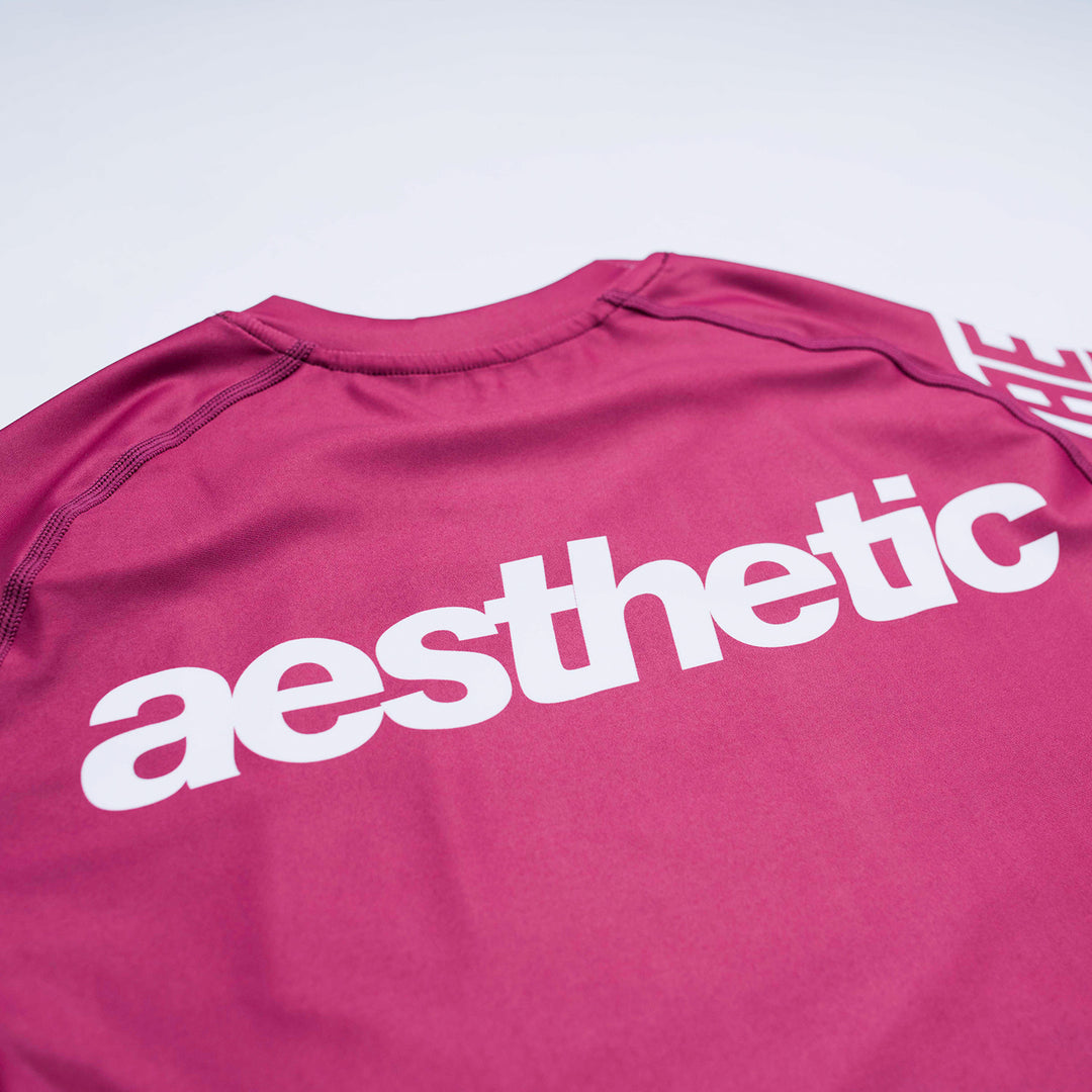 Axis Short Sleeve Rashguard (Ruby Red)