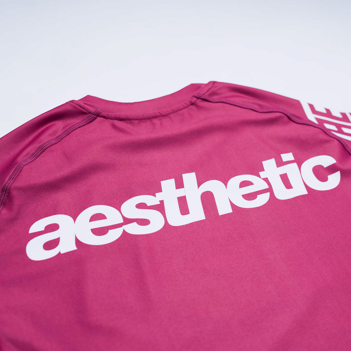 Axis Short Sleeve Rashguard (Ruby Red)