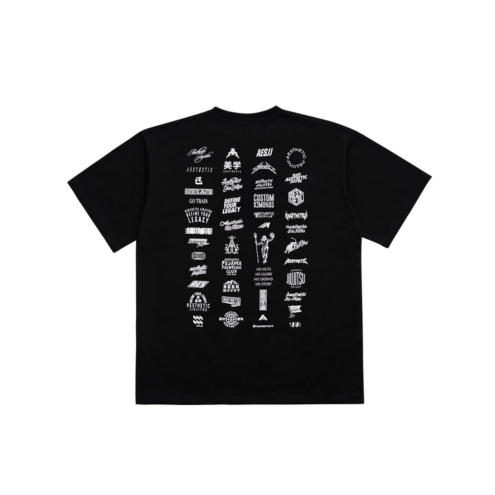 'A Decade of Logos' Oversized T-Shirt (Black)