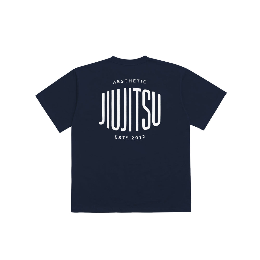 'Emblem' Oversized T-Shirt (Navy)