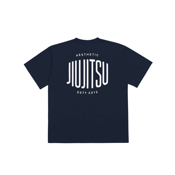 'Emblem' Oversized T-Shirt (Navy)