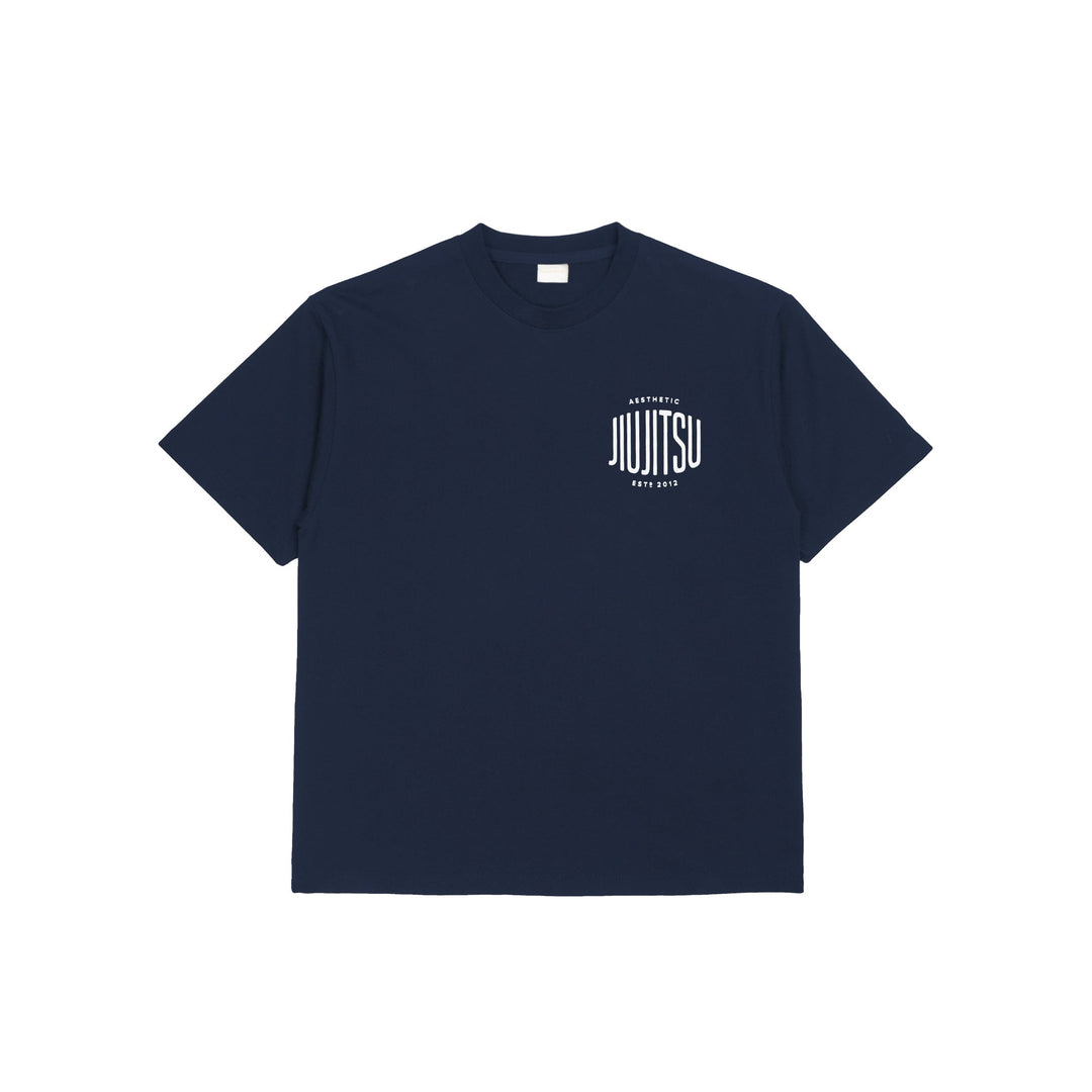 'Emblem' Oversized T-Shirt (Navy)