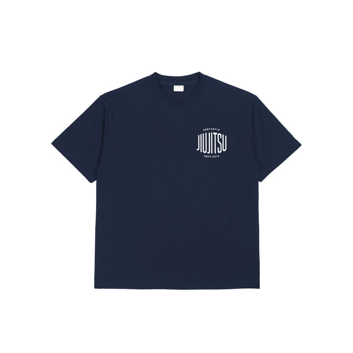 'Emblem' Oversized T-Shirt (Navy)