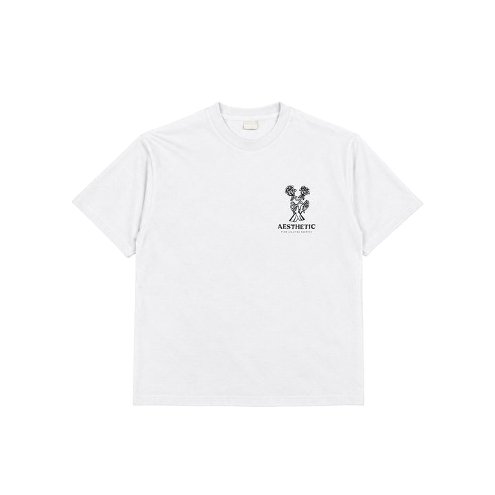'Fine Fabrics' Oversized T-Shirt (White)