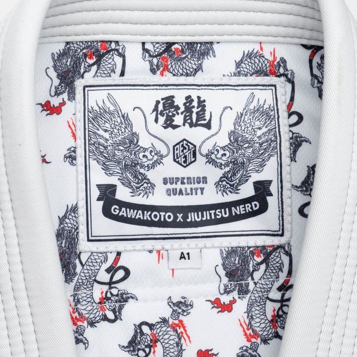 'Gentle Dragon' AESTHETIC x Gawakoto x JiuJitsuNerd Limited Edition Kimono