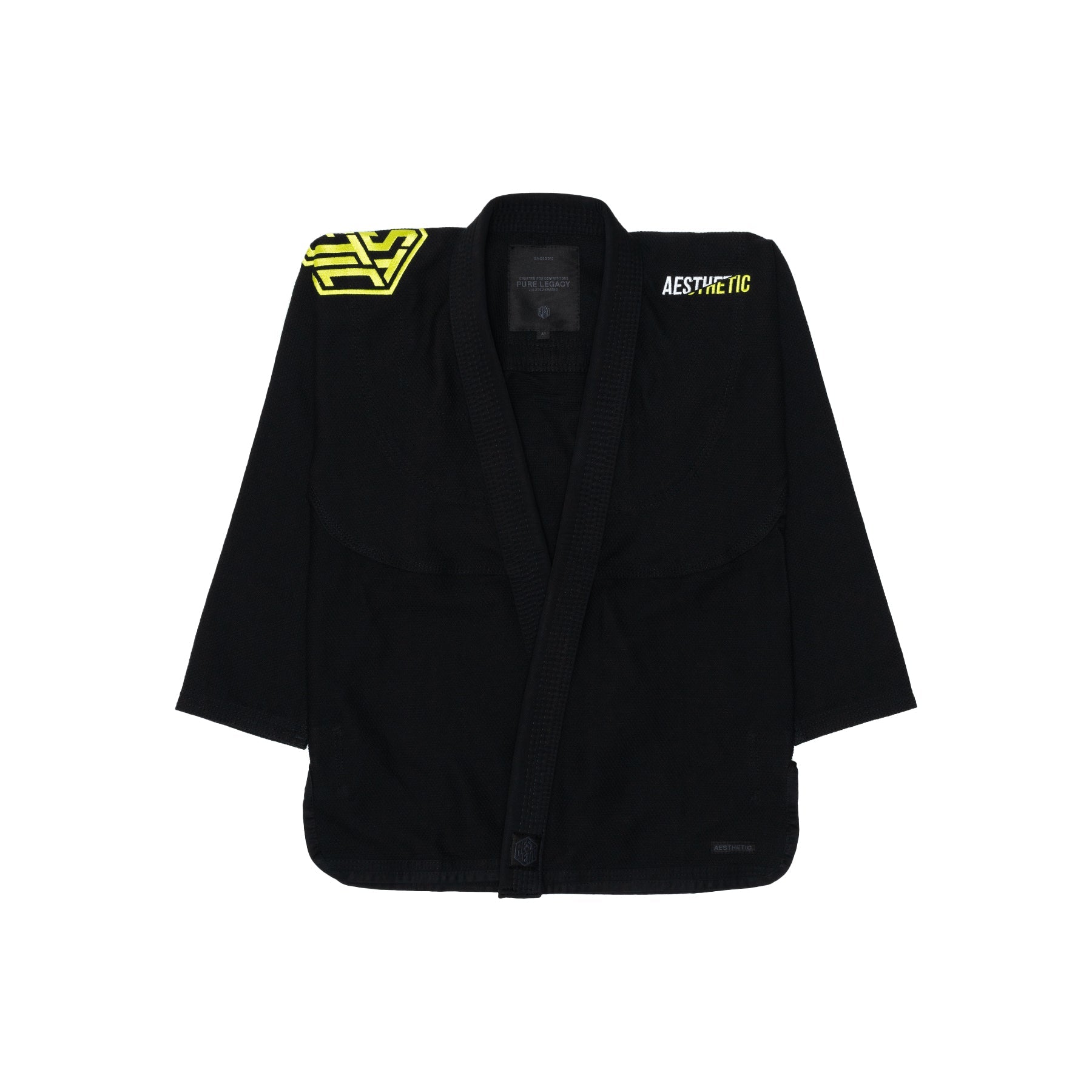 Pure Legacy Kimono (Black/Electric Lime) – AESTHETIC USA