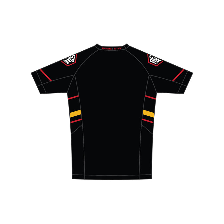 Pre-Order: 'Moto' Owen Jones Short Sleeve Rashguard (Black)