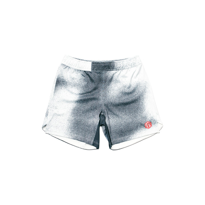 AESTHETIC Static Combat Shorts – White front view