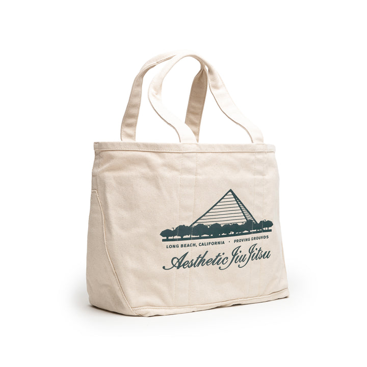 AESTHETIC USA Proving Grounds tote bag side view