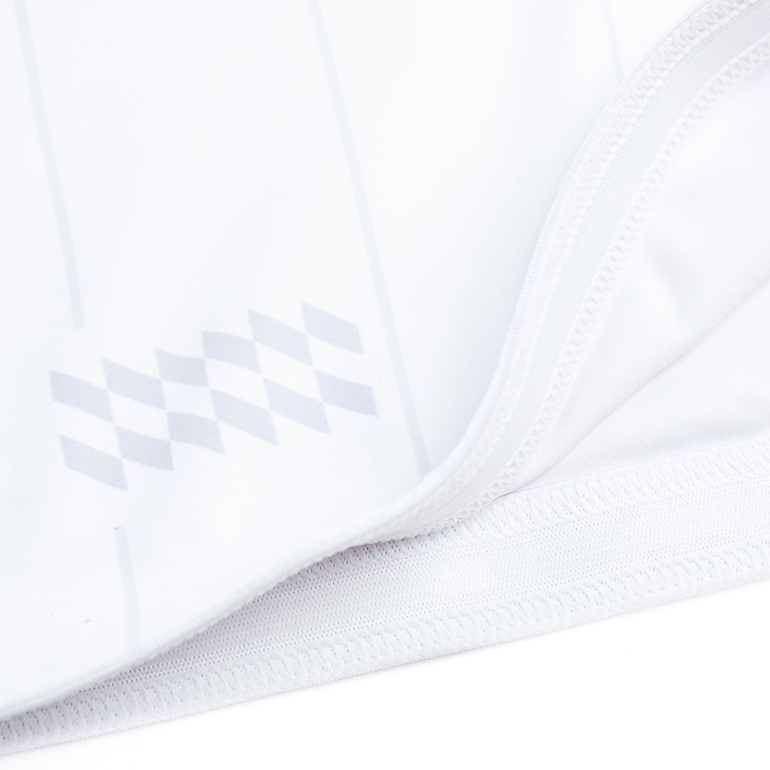 AESTHETIC USA Long Sleeve Ranked Rashguard 2026 White - lining details